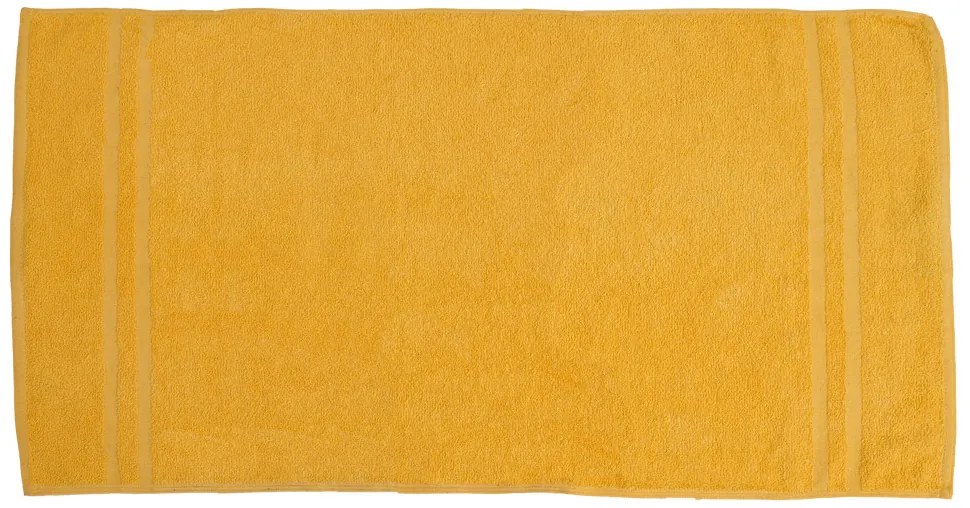 Prosop BASIC DUAL 50 x 100 cm galben, 100% bumbac