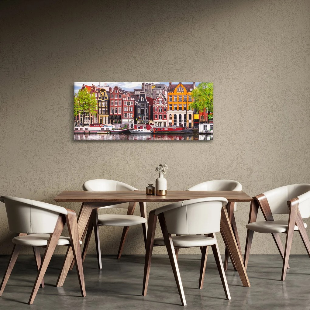 Tablou - Amsterdam, case de dans (120x50 cm)
