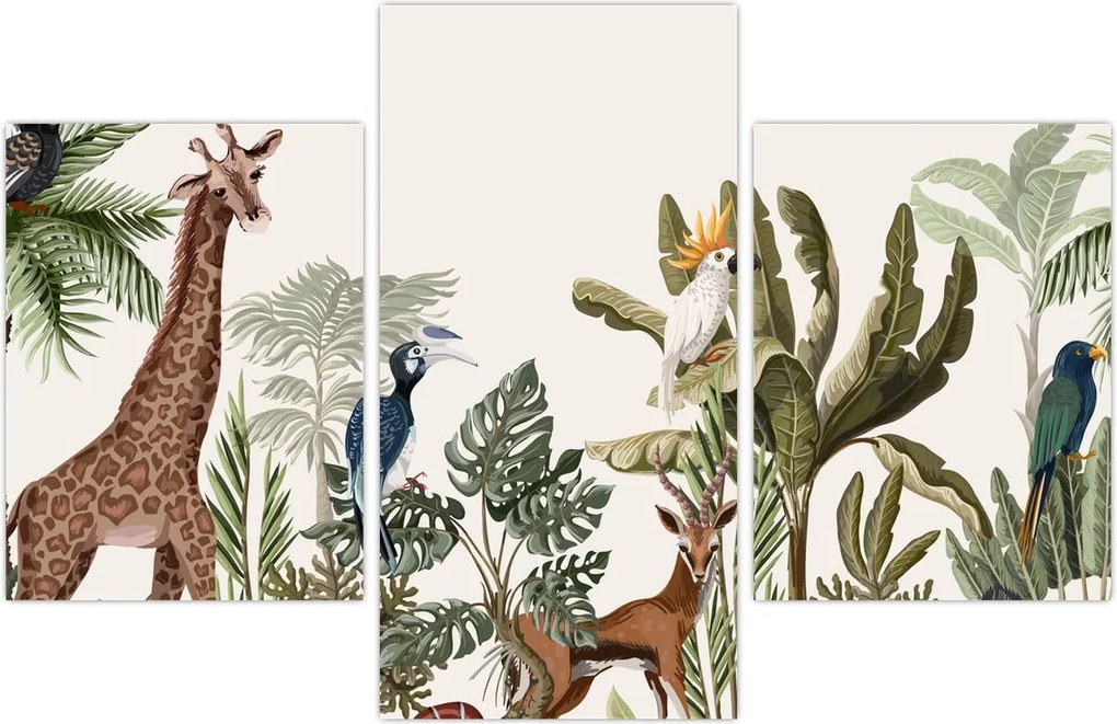 Tablou - Locuitorii africii (90x60 cm)