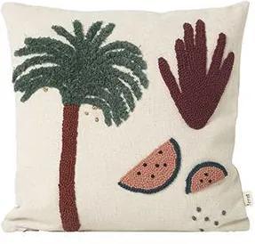 Perna Palm Cushion - Bumbac Multicolor L(40 cm) W(40 cm)