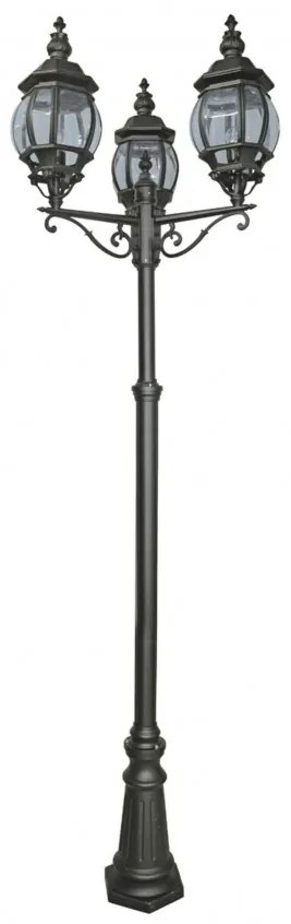 Stalp de iluminat exterior stil traditional Bel Aire 7173-3 SRT