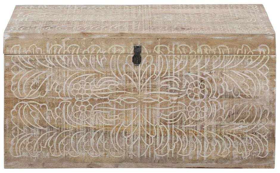 Cufăr în culoare naturală din lemn de mango 45x50 cm Malati – Støraa