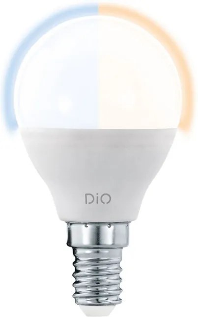Bec LED inteligent, intensitate lumina reglabila din telecomanda E14 5W
