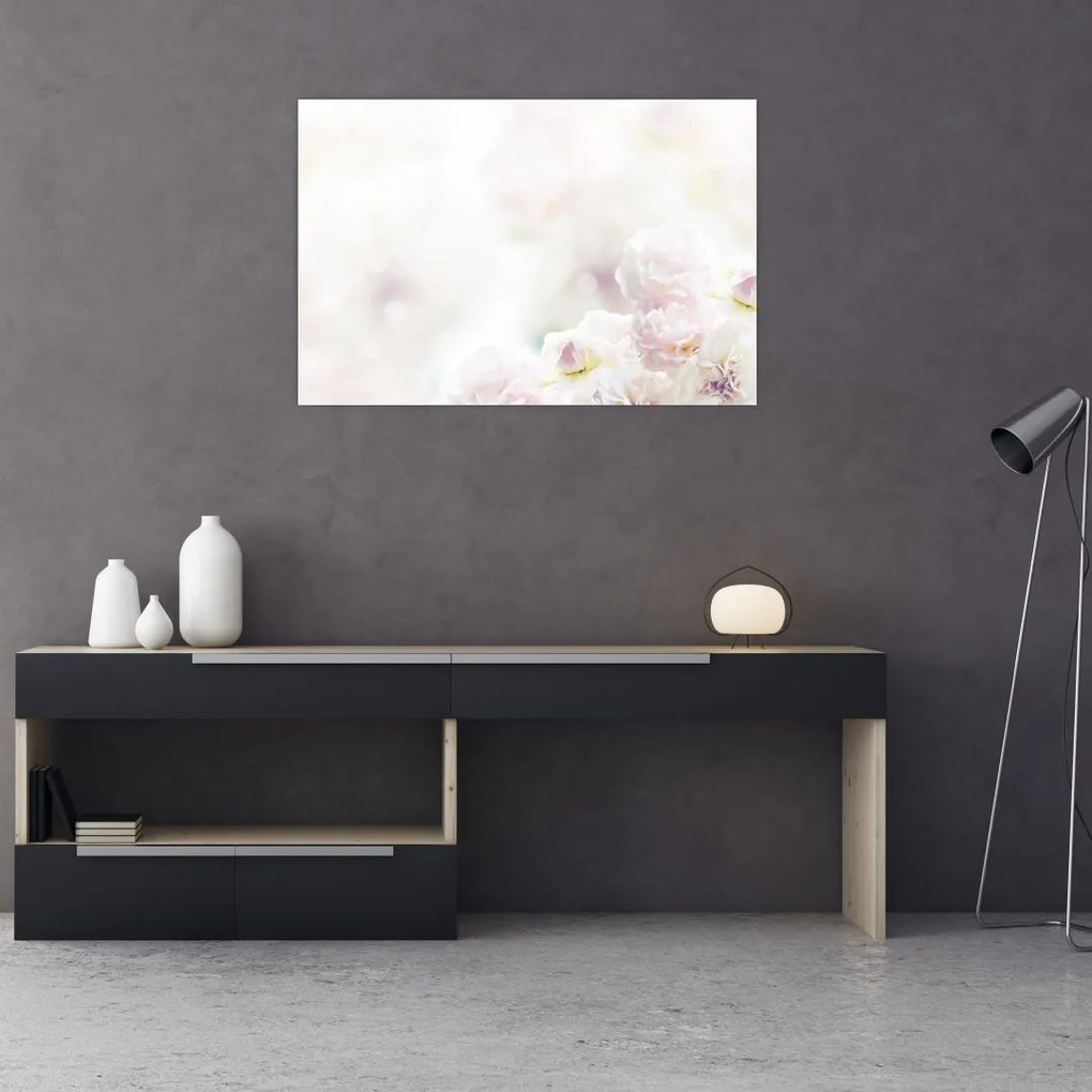 Tablou cu flori fragede (90x60 cm)