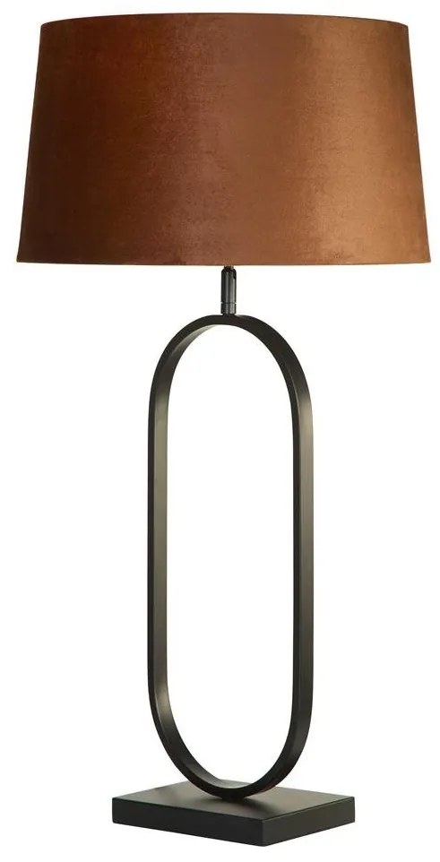 Veioza/Lampa de masa decorativa Modish negru/orange