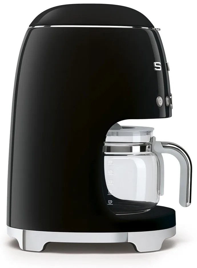 Aparat de cafea negru cu filtru 50's Retro Style - SMEG