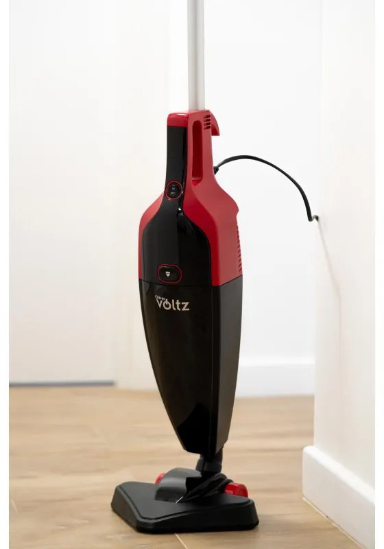 Aspirator vertical Oliver Voltz OV51001K, 800W, 2 L, Manual, Rosu