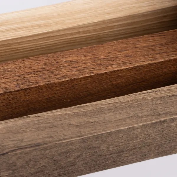 Aplică LED pentru oglindă de baie Brilagi WOODY MIRROR LED/12W/230V IP44 stejar/alb