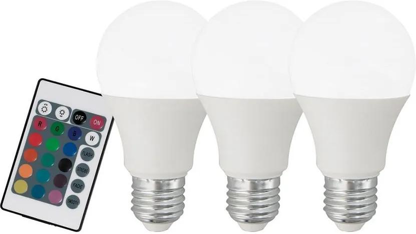SET 3x LED Bec dimmabil E27/7,5W/230V - Eglo 10681