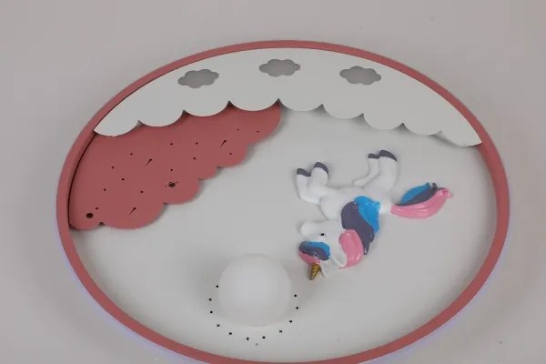Brilagi - Plafonieră LED reglabilă pentru copii UNICORN/68W/230V 3000-6000K + telecomandă