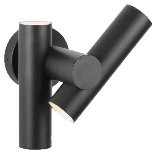 LED Aplica de perete exterior 2xLED/3W/230V 4000K IP44 negru