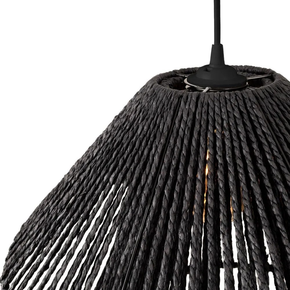 Lustra stil modern natural Amalfi II negru