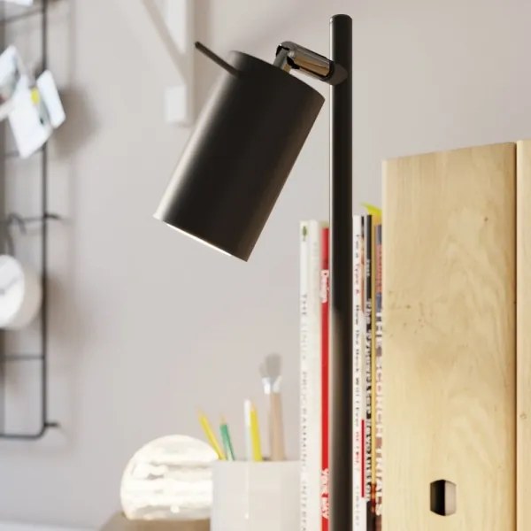 Lampă de masă RING 1xGU10/40W/230V neagră Sollux SL.1091