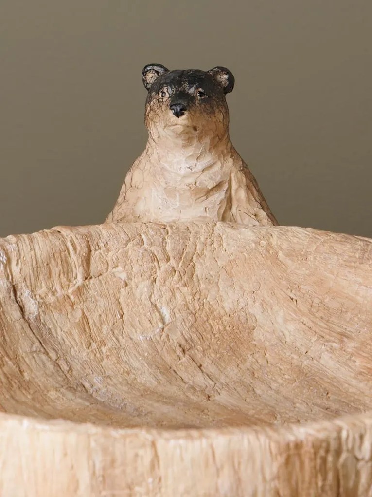 Bol decorativ, din polirasina, Bear