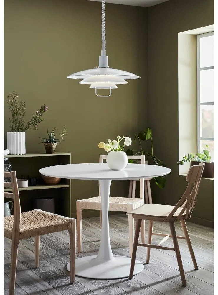 Lustră Markslöjd Kikrenes, ø 48 cm, alb