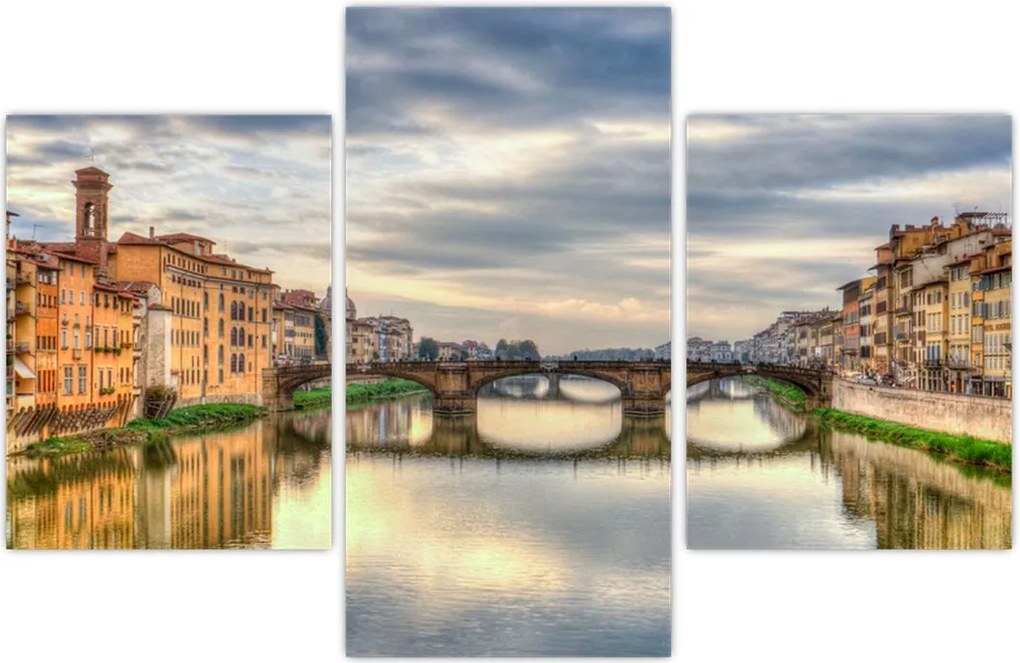 Tablou - Pod peste râu (90x60 cm)