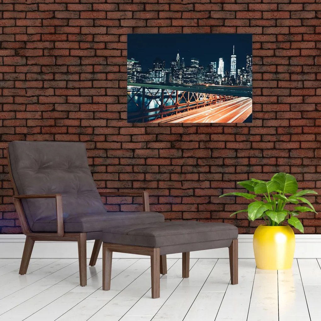 Tablou - Oraș de noapte (70x50 cm)