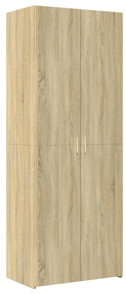 3281422 vidaXL Dulap înalt, stejar sonoma, 70x42,5x185 cm, lemn prelucrat