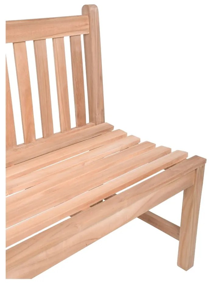 Bancă de grădină în culoare naturală din lemn masiv Solo – Garden Pleasure