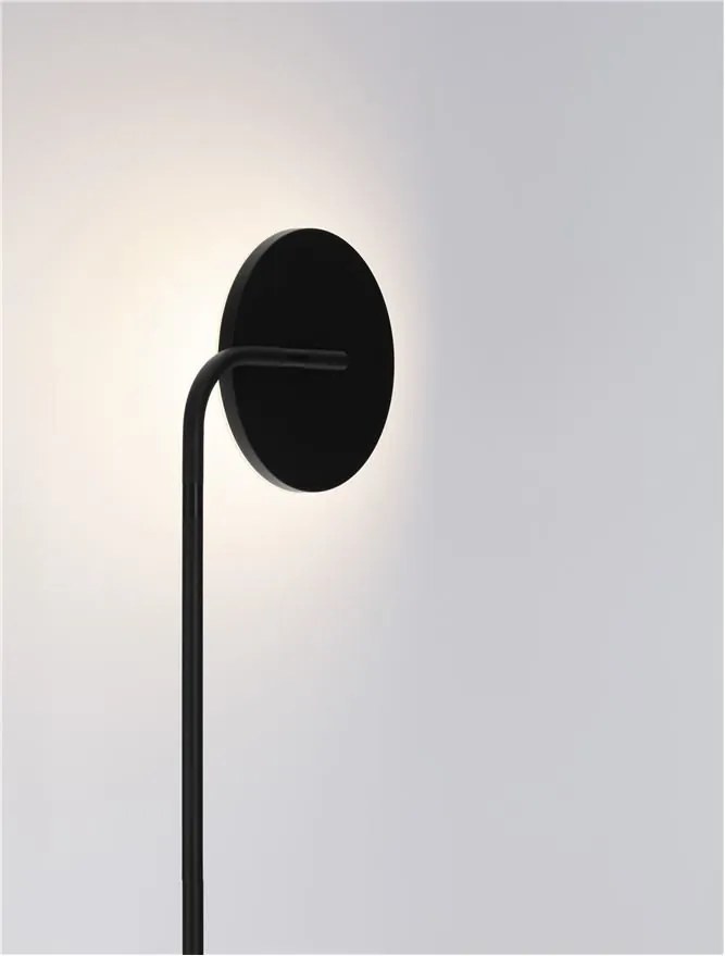 Lampa de podea LED design modern SINKRO, negru