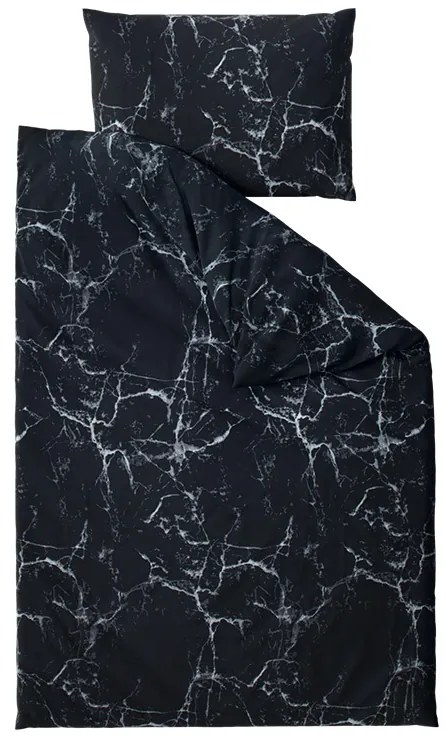 Lenjerie de pat bumbac Tempesta neagra