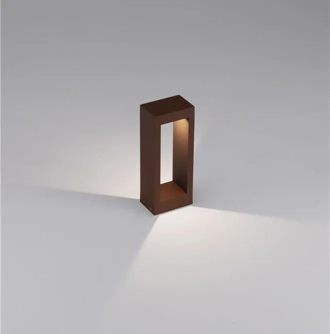 Stalp exterior LED 2700K IP65 DOLIX corten, H-30cm