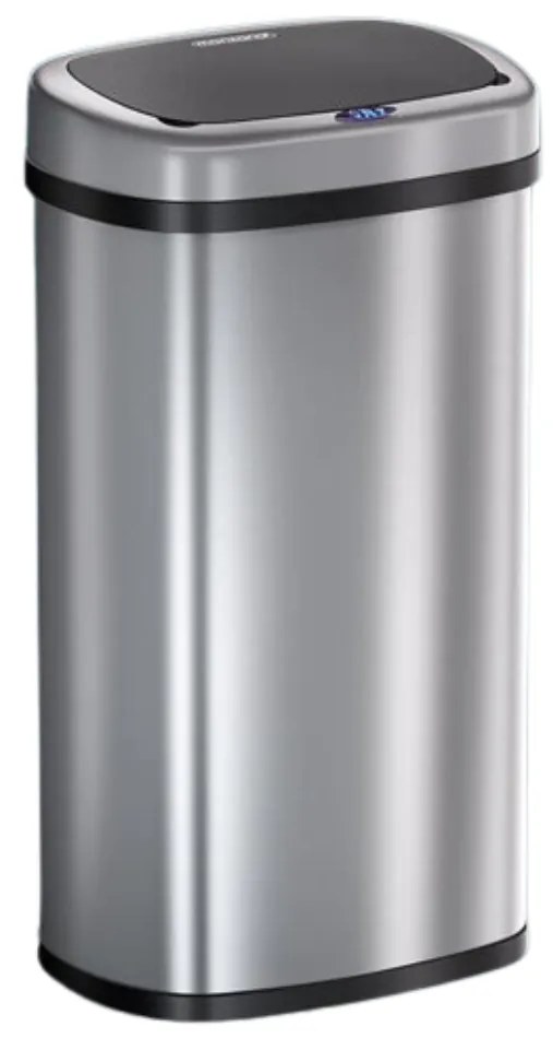Monzana Coș de gunoi cu senzor DEUS, 58 litri, inox