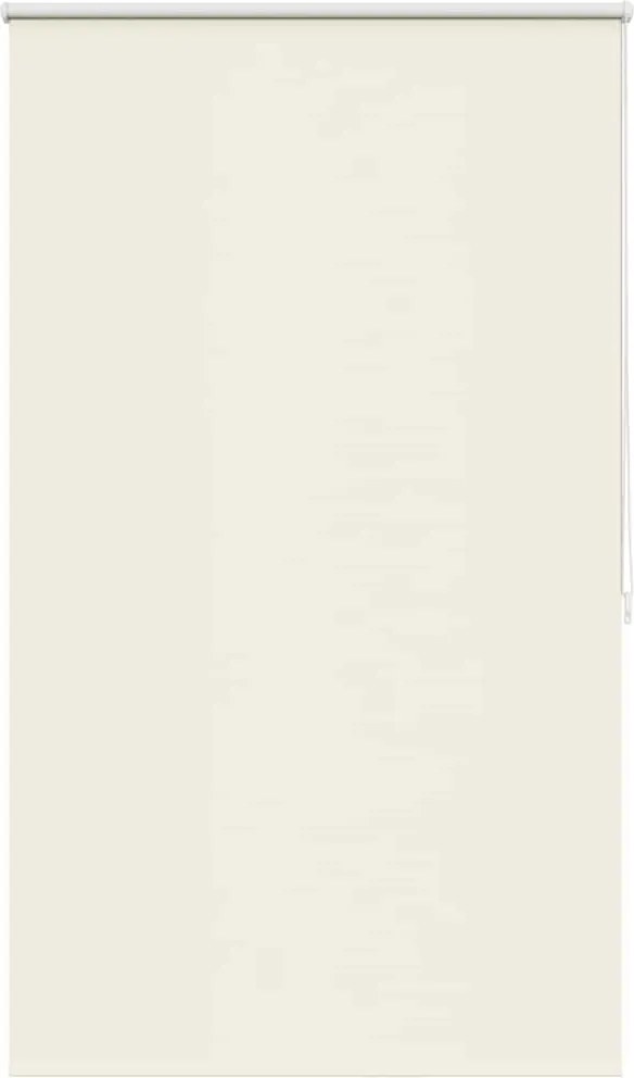 vidaXL Jaluzea opacă 84,4x175 cm, lățime material 80 cm, alb-gălbui