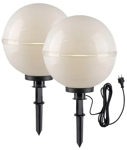 SET 2x lampă de exterior Leuchten Direkt 19324-16-2 1xE27/40W/230V d. 40 cm IP44
