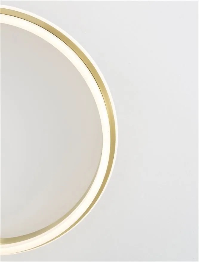 Lustra/Plafoniera LED design modern WILLOW Gold 60cm