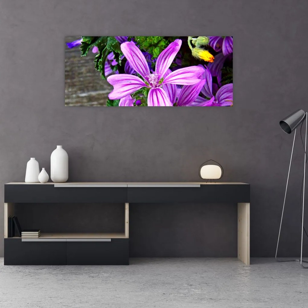 Tablou -flori de câmp (120x50 cm)