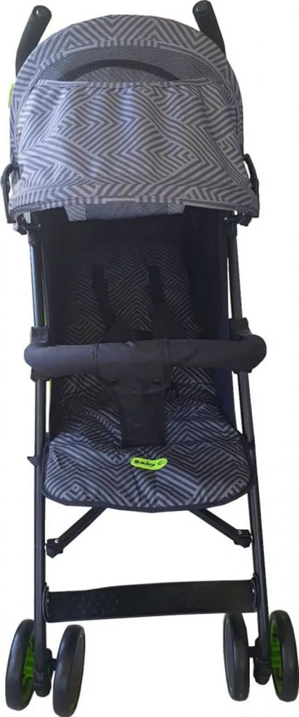 Carucior sport tip umbrela Baby Care™ PRO 803B , Spatar reglabil in 7 trepte, Pozitie somn, Amortizoare, Frana picior,Pliabil , Gri cu Imprimeu