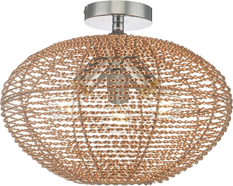 Top Light DAVOS OVAL PL CO - Lustra aplicata 3xE27/60W/230V