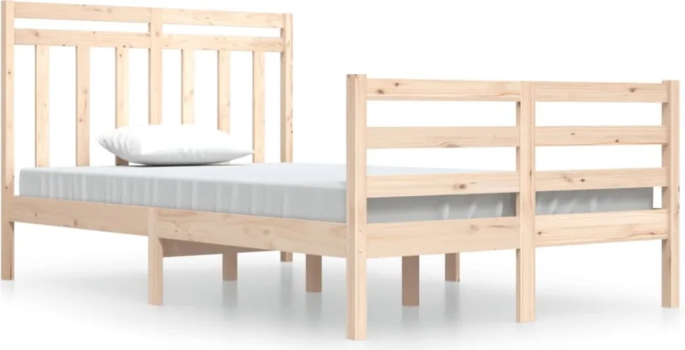 vidaXL Cadru de pat, 120x200 cm, lemn masiv