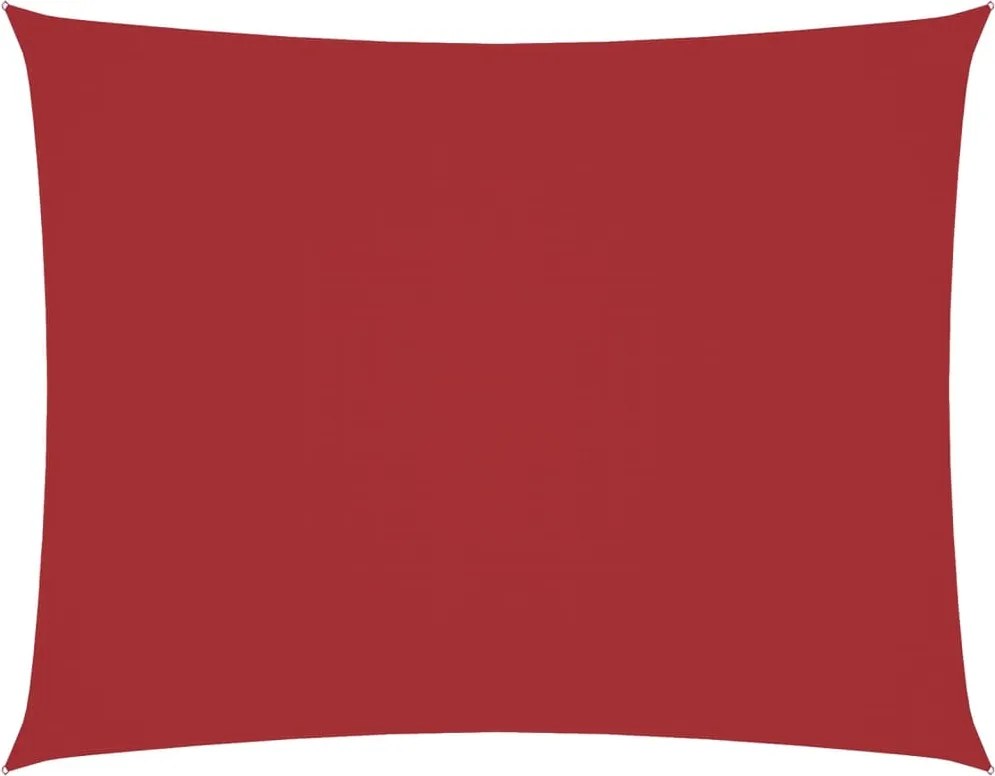 vidaXL Parasolar, roșu, 3x4,5 m, țesătură oxford, dreptunghiular