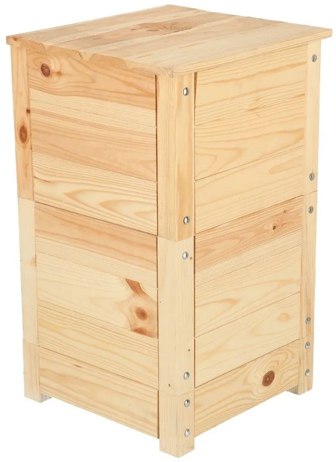 Coș pentru compost în culoare naturală Worm – Esschert Design