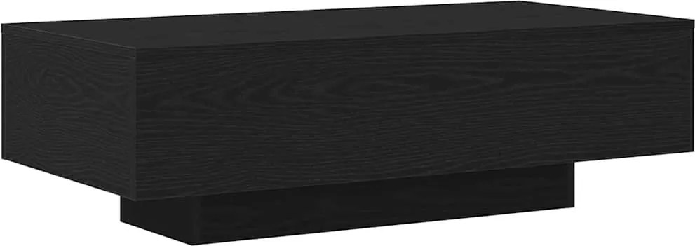 vidaXL Masă de cafea Stejar Negru 100 x 49,5 x 31 cm Lemn compozit