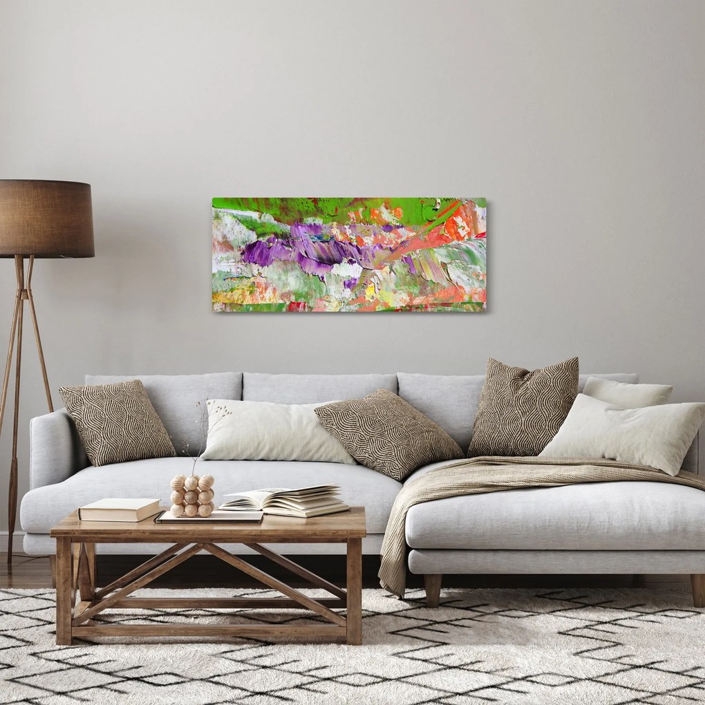 Tablou cu abstracție - pictura (120x50 cm)