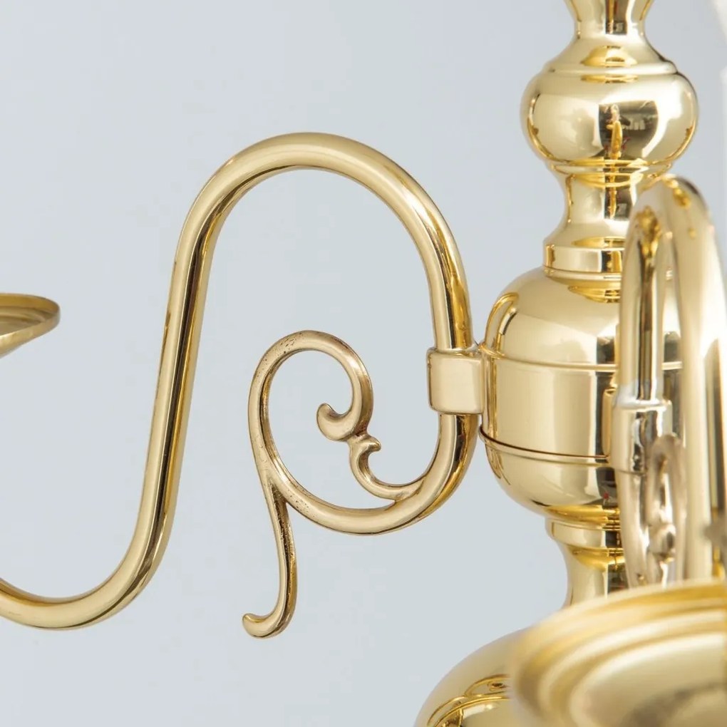 Candelabru 3 brate design clasic FLAMISCH, alama lucioasa