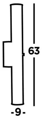 Corp de iluminat LED pentru baie CLAMP LED/23W/230V IP44 auriu Searchlight 63126-1GO