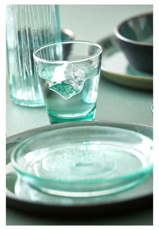 Farfurie verde/neagră din gresie ø 27 cm Gastro Green/Black – Bitz