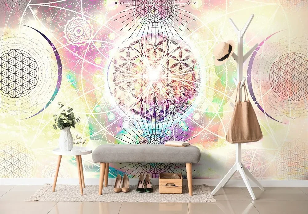 Tapet autoadeziv Mandala în design interesant