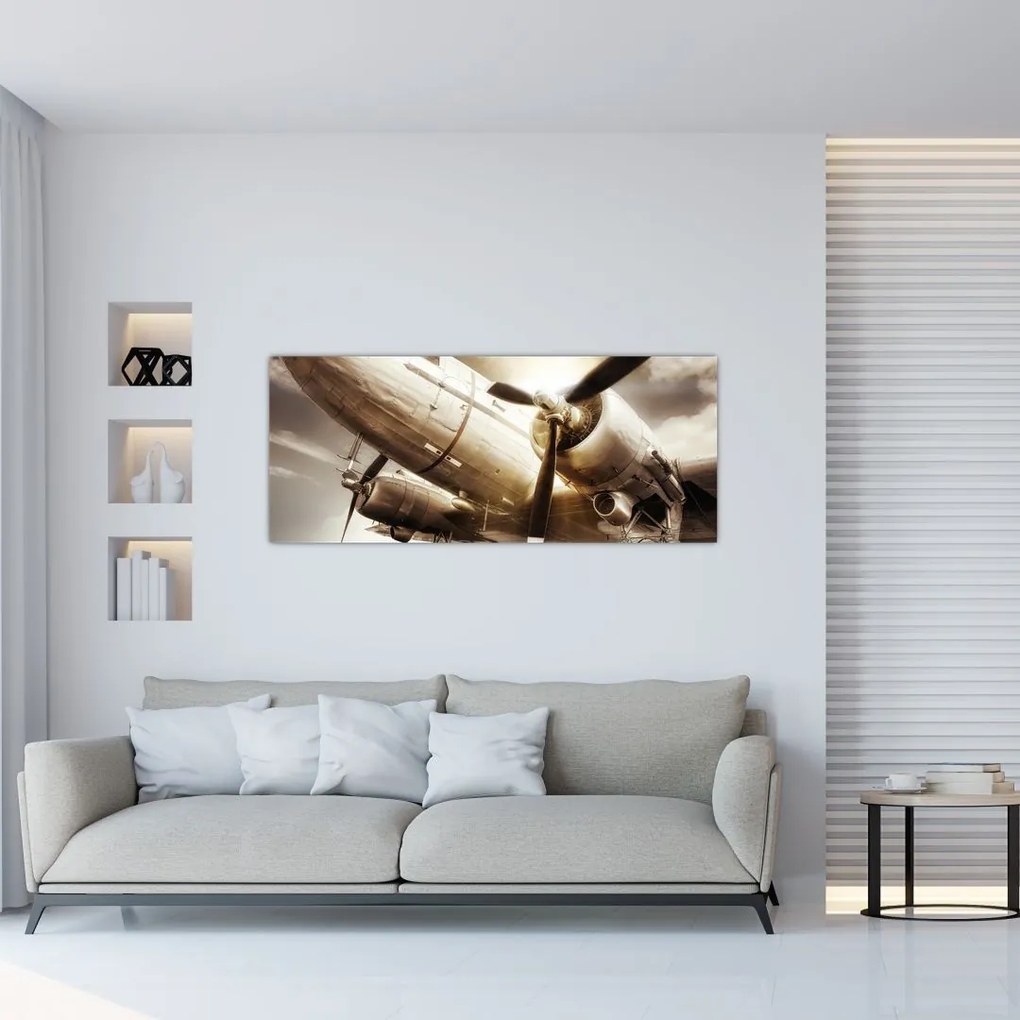 Tablou - Avion (120x50 cm)