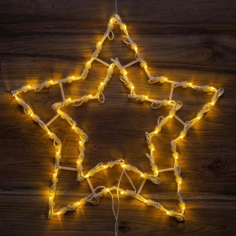 Decorațiuni de Crăciun cu LED-uri pentru ferestre - STAR - 4