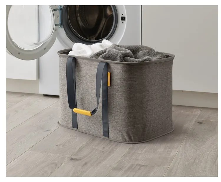 Coș de rufe gri din material textil pliabilă 55 l Hold-All Max – Joseph Joseph