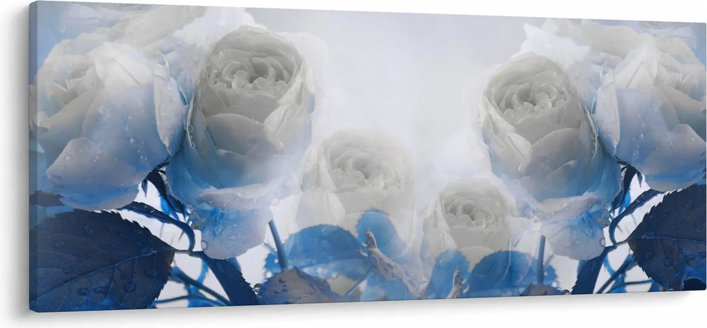 Tablou - Trandafir alb (120x50 cm)