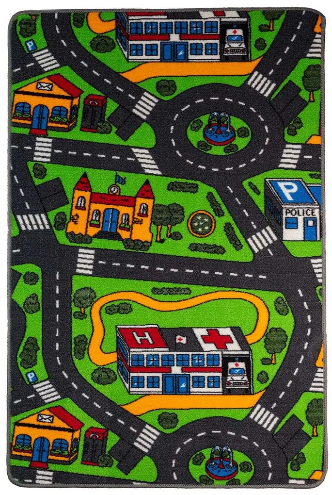 Covor Copii & Tineret Yola, Multicolor, 95x200