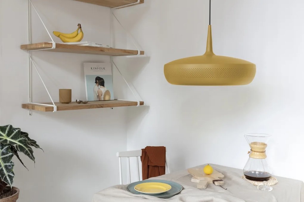 Abajur metalic design retro Clava Dine - ochre 2302 VTC