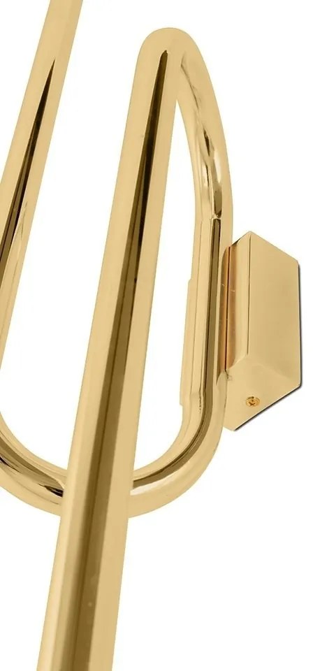Aplica de perete LED design decorativ up/down auriu