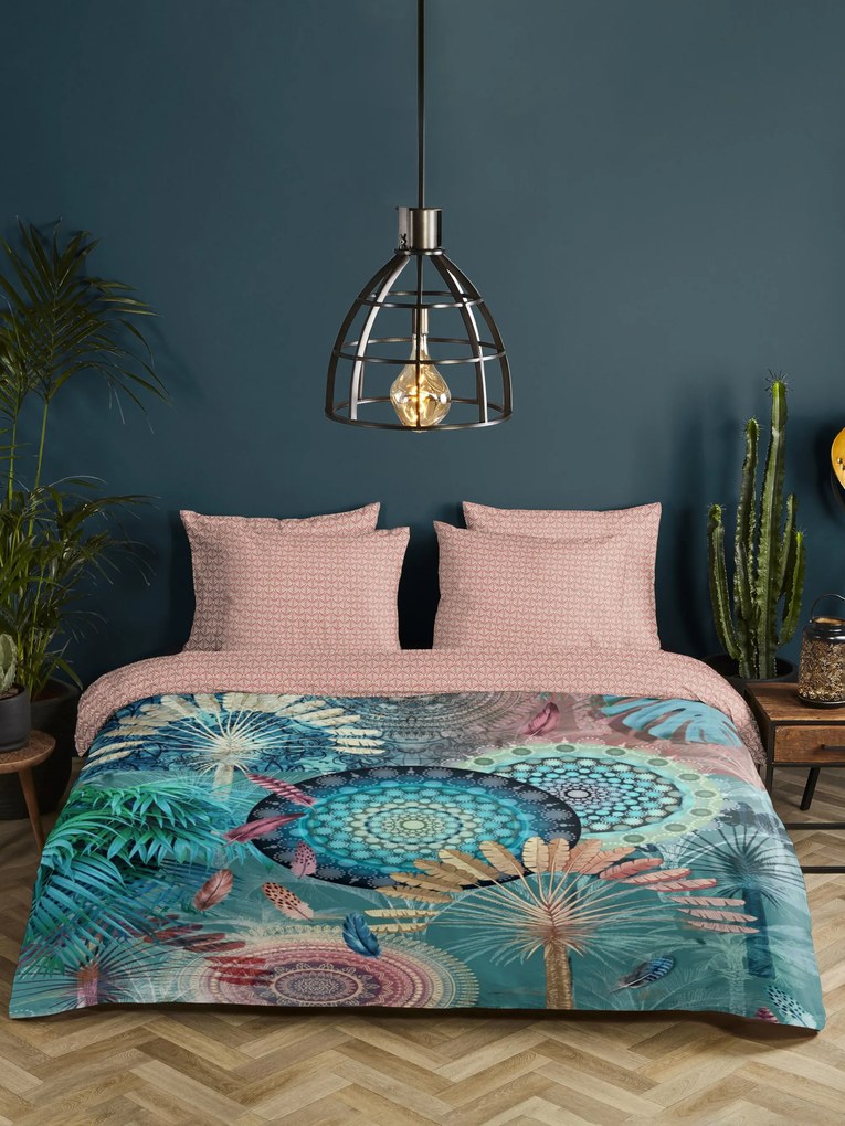 Home colorate reversibile lenjerie de pat pentru pat de o persoana Hip Kanya 140x200cm